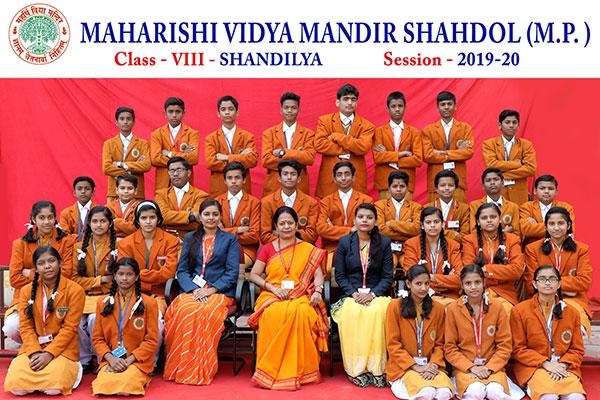 Class: VIII-(SHANDILYA)